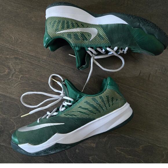 Nike Zoom Run The One Shoes Green White Men\'s Size 9.5 Basketball main image 10